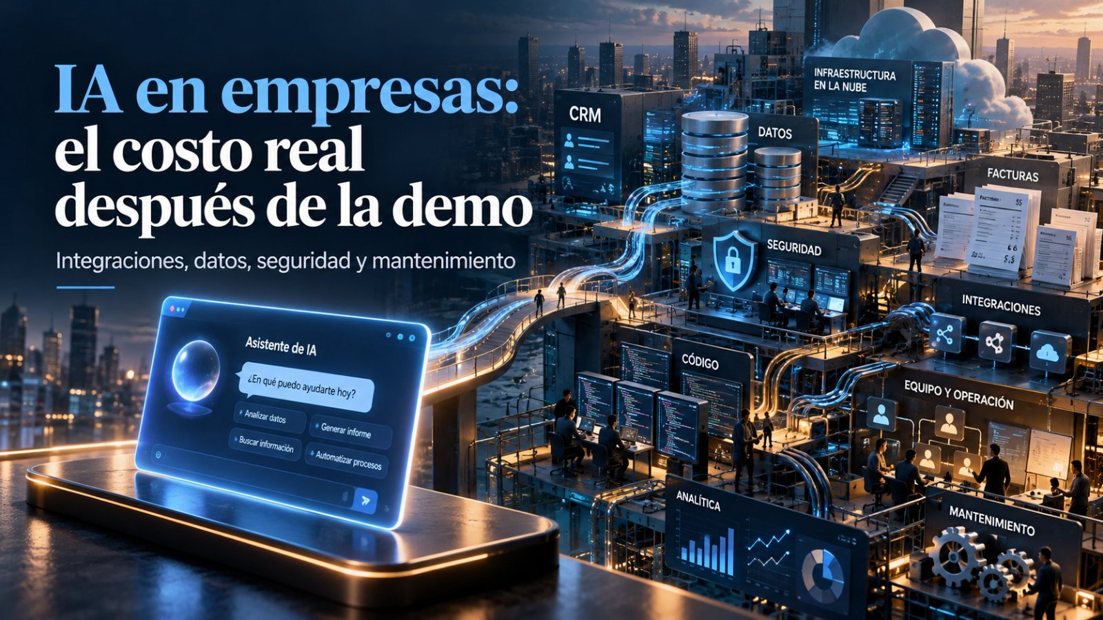 ¿Cuánto cuesta realmente implementar inteligencia artificial en una empresa?