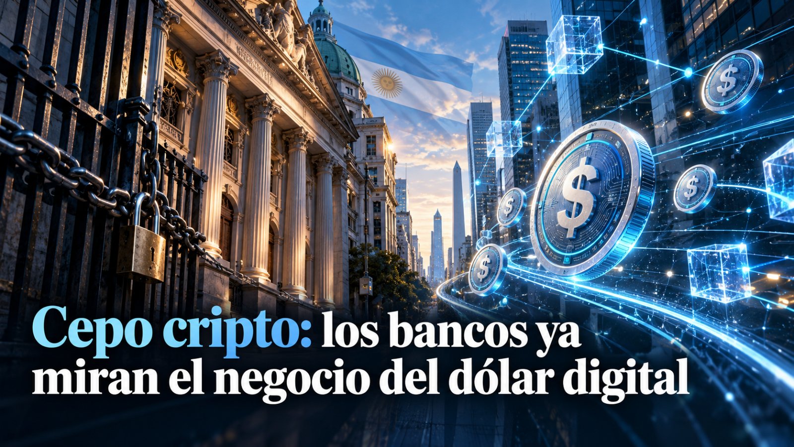 Argentina mantiene el cepo cripto, pero los bancos ya se preparan para el negocio del dólar digital