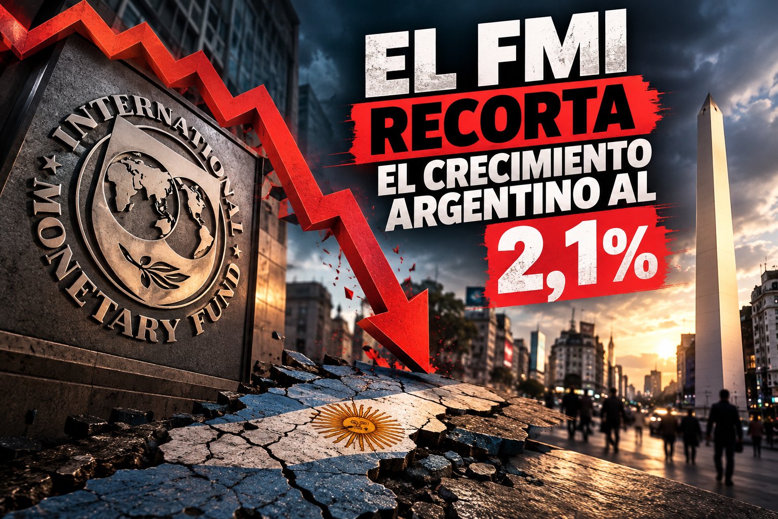 El FMI recorta el crecimiento argentino al 2,1%: qué significa para la economía, el empleo y las inversiones