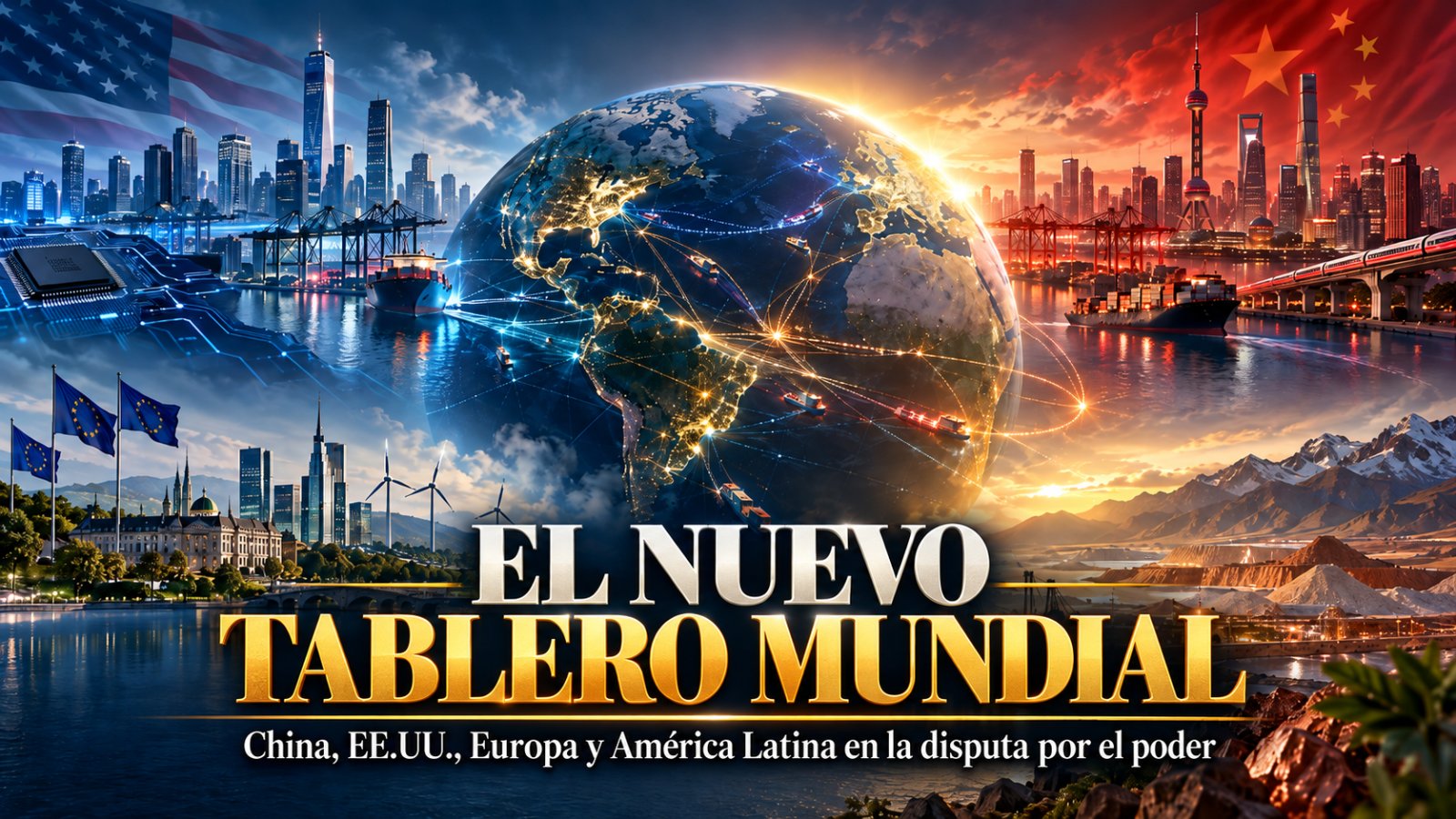 El mundo se está reordenando: la disputa entre China y Estados Unidos, los desafíos de Europa y el papel estratégico de América Latina